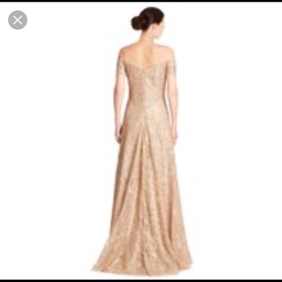 Rene Ruiz gold formal evening gown - Picture 2 of 2